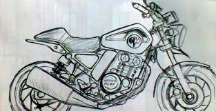 Sketsa ajh dulu miniatur motor drag facebook. Sepeda Motor Konsep Begini Sketsa Motor Retro 150 Cc Kawasaki