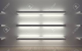 Diese led lichtleiste ist durch ihre doppelseitige inderekte beleuchtung eine absolute neuheit unter den led schienen. Abbildung 3d Moderne Regale Fur Ladenware Boutique Shopping Mall Vitrine Led Versteckte Beleuchtung Haus Mobel Lizenzfreie Fotos Bilder Und Stock Fotografie Image 90313200