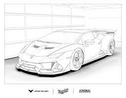 Bugatti chiron coloring page inspirational bugatti chiron coloring. Supercar Coloring Pages Built By Kids