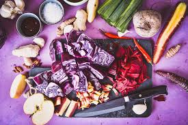 Rezept Fur Rotkohl Kimchi Kochen Macht Glucklich Rezept Lebensmittel Essen Kimchi Rotkohl