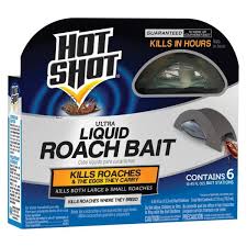 This bait gel contains the active ingredient indoxacarb. Hot Shot Ultra Liquid Roach Bait 6 Count Hg 95789 4 The Home Depot