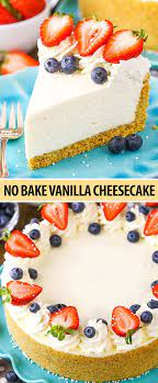 The Perfect No Bake Cheesecake Recipe No Fuss Easy Cheesecake Recipe Best No Bake Cheesecake Cheesecake Recipes Easy Cheesecake