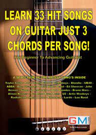 If you have ever struggled to find a good list of beginner guitar songs for acoustic guitar (along with the complete tutorial on how to play them), then this post is for you. Amazon Com Learn 33 Hit Songs On Guitar Just 3 Chords Per Song For Beginner To Advancing Guitarist 9781916302433 Brockie Mr Ged Books