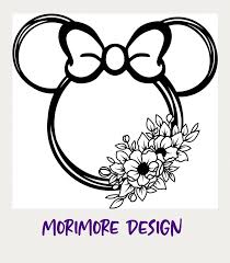 Free Free 343 Minnie Floral Svg SVG PNG EPS DXF File