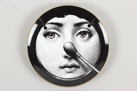 Fornasetti 'Julia' Plate