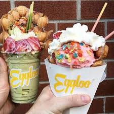 Myeggloo Egg Waffle Ice Cream Bubble Waffle