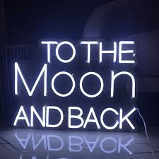 Love You To The Moon And Back Neon Sign Lieblingsprint Posted To Instagram Ein Paar Details Zu Unserem Neuen Led Schild Fur Eure Love You To The Moon And Back Hochz Neon Signs Moon Inspiration