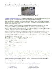 Contoh surat permohonan lampu penerangan jalan lingkungan. Contoh Proposal Csr