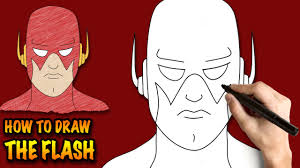 Basically, after drawing barry's face from a photograph, i find it far easier to draw his face on the fly, for example #the flash #the flash fanart #iris west #drawing plans #i provide links to other pictures in my posts #not only because they are relevant #but also because i am uncertain if anybody saw them. How To Draw The Flash Easy Step By Step Drawing Lessons For Kids Youtube