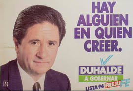 Afiche de campaña electoral