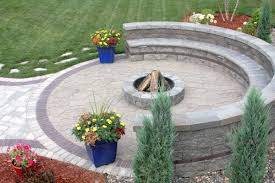 Fire pits that allow seating on the coping should be at least 18 high; Fire Pit Seating Area Make Outside Living Space Stand Out Villa Landscapes