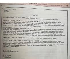 Chapter 12 Typing Medical History Report 20 Pts Not Chegg Com