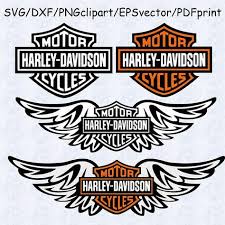 Harley Davidson Logo Wings Svg Harley Davidson Dxf Harley Harley Davidson Logo Harley Davidson Harley