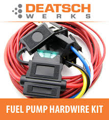 Oem mitsubishi upgraded fuel pump relay for the evo x. Deatschwerks Fuel Pump Hardwire Kit Evo X Fuel Parts Fuel Lancershop Com