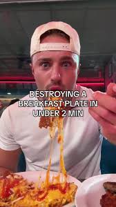 Epic Breakfast Challenge: Destroying a Plate in Under 2 Minutes