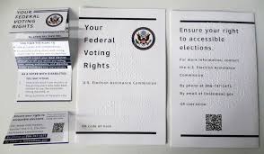 Go to a voting center in the county where you live and bring a document that proves where you live. Voting Accessibility U S Election Assistance Commission