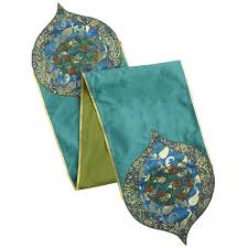 Emerald Brocade Table Runner Pier1 Us 39 95 Ortuler Sanat Fikirler Tasarim Evler