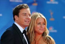 Jimmy fallon with wife and daughters. Jimmy Fallon Wishes Wife A Happy 10th Wedding Anniversary With Sweet Picture Jimmy Fallon Jimmy Fallon Wife Fallon