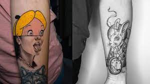 All three shades different tattoo. Wonderful Alice In Wonderland Tattoos Tattoo Ideas Artists And Models