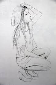 Previous Pinner A Freehand Drawing I Did Of A Girl That I Saw On Tumblr Melissa Chan C Sketches Cool Drawings Art Drawings