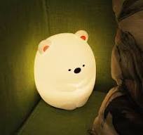 Squishy Silicone Hug Bear LED Night Light - Perfect Gift for ...