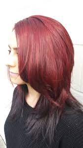 Red Hair With Black Underneath Hair Color For Black Hair Shades Of Red Hair Black Hair Red Tips