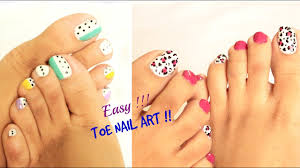People are trying and exploring out new and latest fashion in nail art designs. 2 Easy And Quick Toe Nail Art Designs Tutorial Youtube