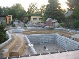 Schwimmteiche Mit Gemauerten Beckenelementen Mie Beckenelementen Gemauerten Mie Mit Schwimmteich Swimming Pond Backyard Pool Natural Swimming Pools