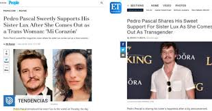 Lux pascal shared with the world today that she is a trans woman in ya magazine, and i couldn't be in a translation of the chilean publication from people's ale russian, lux pascal talked about the. Internationale Medien Hoben Den Ubergang Von Lux Pascal Und Die Unterstutzung Ihres Bruders Pedro Hervor Tv Und Show Nach Welt