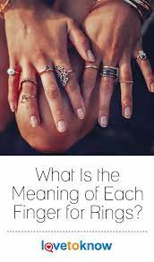 What Is The Meaning Of Each Finger For Rings Lovetoknow How To Wear Rings White Gold Engagement Rings Vintage White Gold Vintage Rings