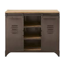 Https Www Maisonsdumonde Com De De P Buffet Mit 2 Turen Aus Metall Und Tannenholz Wayne 196277 Htm Sapin Maison Du Monde Maison Du Monde Meuble Rangement
