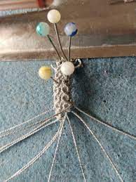 简易双花免挂线包小厚石第52步 マクラメ編み マクラメ 編み