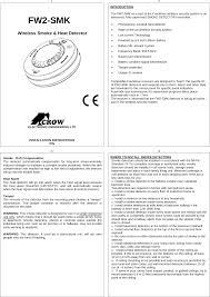 Below you can view and download the pdf manual for free. Fw2smk9f Smoke Detector User Manual User Manual 25157 Crow Electronic Engineering