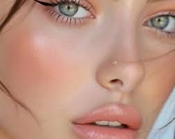 9k Gold Star Nose Stud: 20 Gauge Diamond Nose Ring