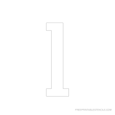 Use these with stickers, markers, play dough, for scissor skills, and more. Printable 4 Inch Number Stencils 1 10