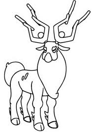 Printable coloring and activity pages are one way to keep the kids happy (or at least occupie. Coloring Page Pokemon Legends Arceus Wyrdeer 9