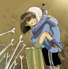 Post 4873906: clownstongue Frisk Sans Undertale