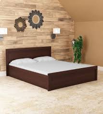 Dazzle Queen Bed In Walnut Finish By Hometown Queen Beds Bed Furniture Bed