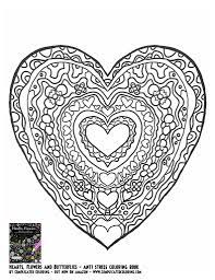 Free Coloring Pages Complicated Coloring Heart Coloring Pages Printable Coloring Pages Coloring Pages