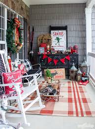 Showcase of your most creative interior design projects & home decor ideas. Christmas Front Porch Decorations Inspired By Santa S Elves