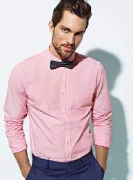 Pink Shirt Bow Tie Well Dressed Men Stylish Men Menswear