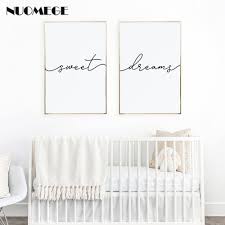 Maybe you would like to learn more about one of these? Minimalist Poster Nursery Print Sweet Dreams Canvas Painting Wall Art For Child S Nursery Or Master Bedroom Decoration Picture Painting Calligraphy Aliexpress