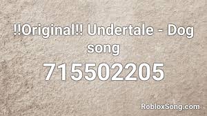 Barney trap remix roblox id. Original Undertale Dog Song Roblox Id Roblox Music Codes