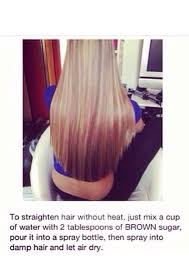 How To Straighten Your Hair Without A Flat Iron Hair Straighten Hair Without Heat Hair Without Heat Straight Hairstyles
