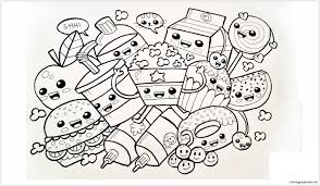 Click the mouse with dessert coloring pages to view printable version or color it online (compatible with ipad and android tablets). Cute Food Coloring Pages Desserts Coloring Pages Coloring Pages For Kids And Adults