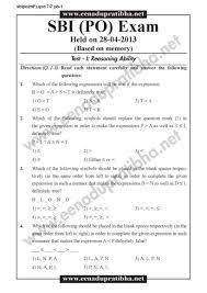 For getting question papers for bank po exams (previous years fully solved questions ) and mock test sample questions and test preparation successcd. Sbi Bank Po Exam Past Few Papers 2021 2022 Student Forum