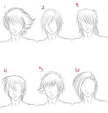 Short anime hair will usually be drawn in smaller clumps compared to longer hair. Anime Male Hair Style 1 By Ruuruu Chan On Deviantart Anime Hairstyles Male Anime Hair Drawing Male Hair