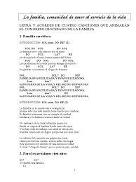 Audio opciones de descarga de audio canciones. Letra Y Acordes De Algunas Canciones Que Animaran Congreso Familia 2010