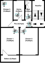 Planbar auch in anderen varianten. 3 Zimmer Wohnung 60 Qm Grundriss