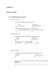 Maybe you would like to learn more about one of these? Borang Soal Selidik